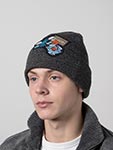 Шапка MITCHELL NESS арт. HCFK4341-CHOYYPPPBLCK Charlotte Hornets NBA (черный)